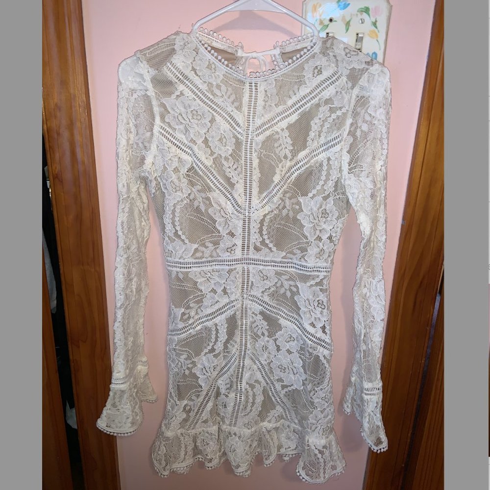 Tobi Lace Backless Dress